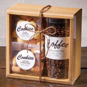 wooden cookie gift box